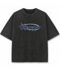 Vintage Fade Wash Oversized T-shirt Front Design